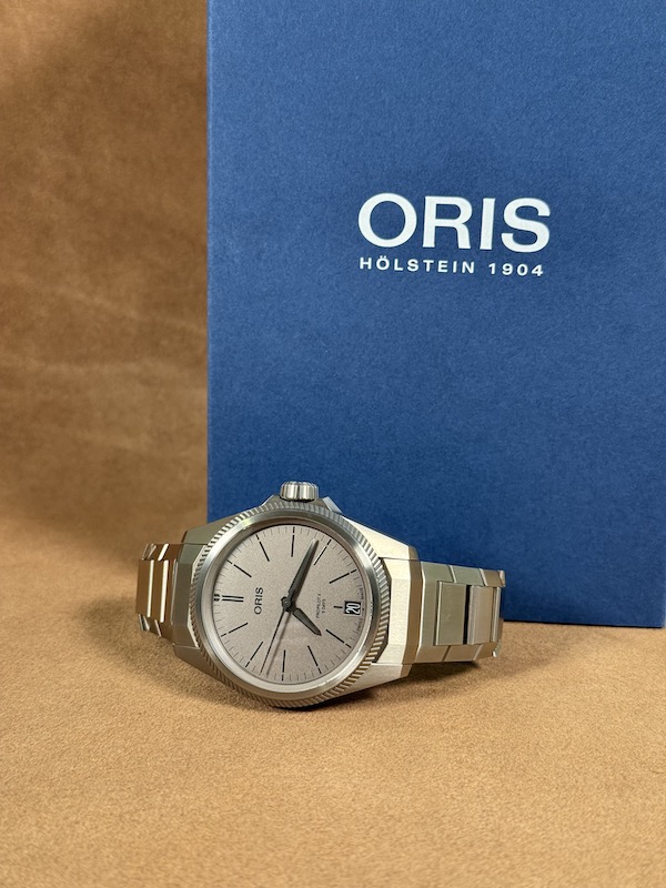 Oris ProPilot X Calibre 400 titanium silver dial