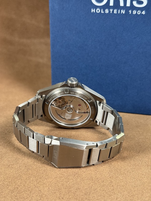 Oris ProPilot X exhibition caseback