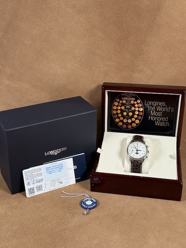 Longines Master Collection Chronograph Moonphase complete set