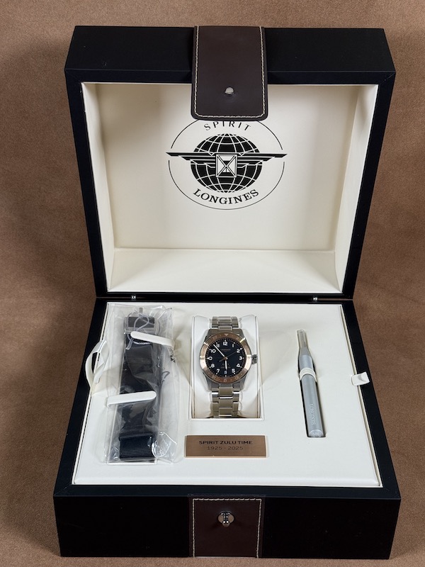 Longines Spirit Zulu Time 1925 complete set open box