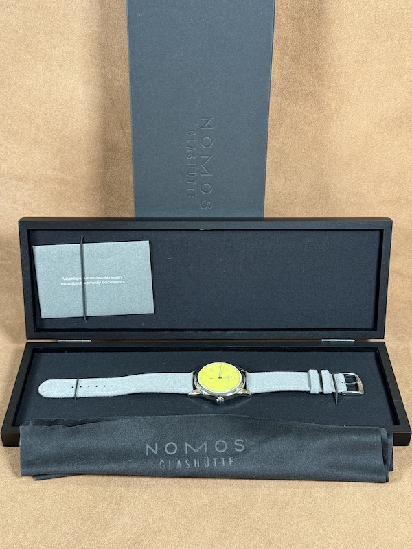 NOMOS Club Campus 38 complete set in box
