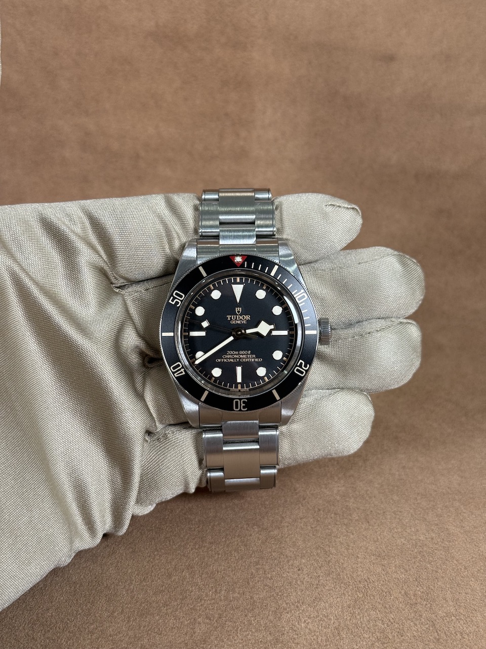 Tudor Black Bay 58 79030N in hand